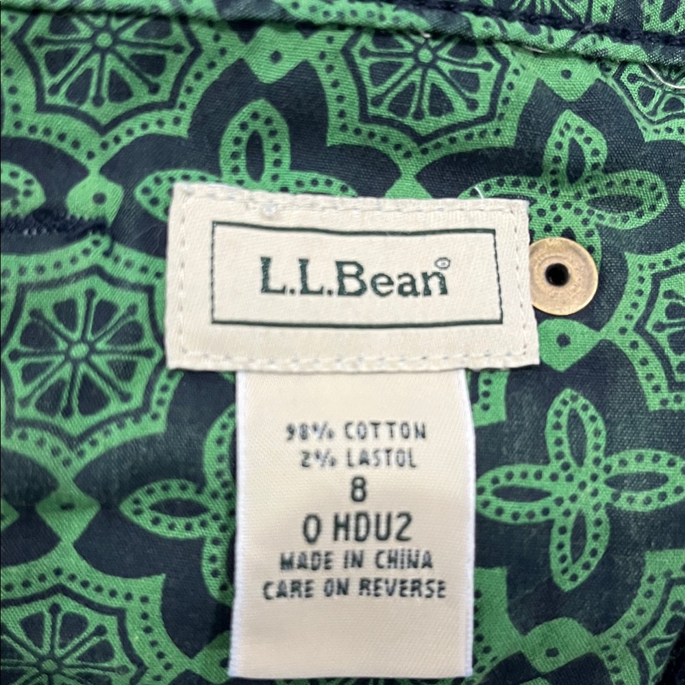 L.L. Bean Dark Wash Denim Skirt Size 8 - Picture 4 of 4
